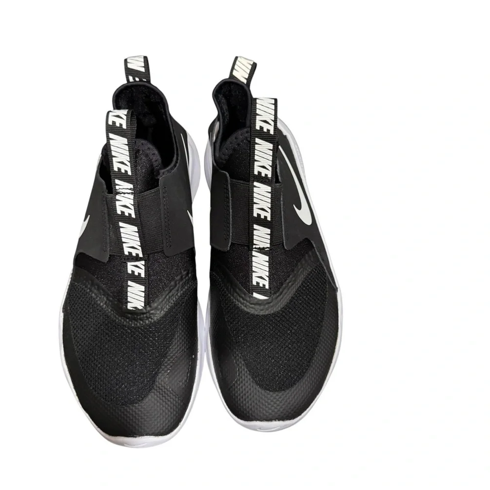 Nike Flex Runner GS Black White Sneakers Shoes 4Y Women's 5.5 to 6
